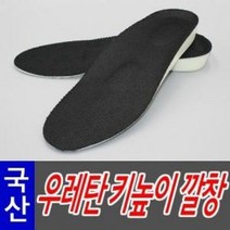 셀럽하우스 국산 고급 우레탄 1.8cm 깔창 화이트 (남성용) (HCN01)