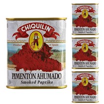 Chiquilin 치클린 스페인 피멘톤 훈제 파프리카 가루 파우더 75g 4개, 1개
