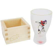 아델리아 술기 니혼슈 글라스 에도 고양이 하치마키 고양이 술 잔 100ml