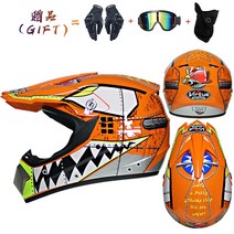 Capacetes-모터사이클 오프로드 ATV 바이크 안전모 다운힐 산악 자전거 DH 크로스 안전 장비 3 가지 선물, 12 16_03 L
