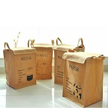 용 분리 수거함 부직포 / 쓰레기 의류 분류함, 플라스틱