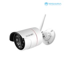 YESKAMO 예스카모 추가 증설용 보안 CCTV 카메라 300만화소 무선 원격 조작 실내외용 스마트 카메라 KR-NK02-1080P