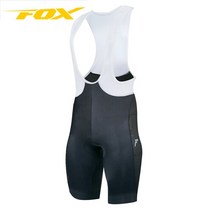 브랜드없음 폭스라이더 9부빕타이즈 P232 블랙 자전거 바지 의류, 2XL(110)