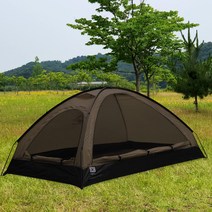 산들로 싱글월 한라 5.0 알파인 라이트 와이드 2인용 텐트 SA-UB005, 카키