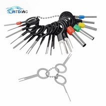 전기 테스터기 터미널 제거 도구 21 피스 자동차 배선 크림프 커넥터 핀 추출기
