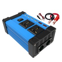 4000W 자동차 전력 인버터 12V 220V DC ~ AC 12 V 220V 사인 웨이브 컨버터 인버터 자동차 용 다색 디스플레이, 하나, 보여진 바와 같이