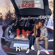 [로그인] 캠핑 차박 차량용 DC 카본 탄소 온열매트 야외 여행 화물차 원적외선 전기장판 좌우분리 한일산업 전기매트, DC24V (1인용), 레자(브라운)