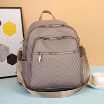 홍대언니 지퍼 디테일 V퀼팅 크로스 백팩 가방 J339