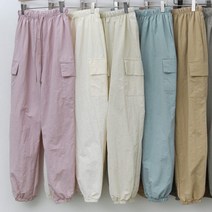 여성 바스락 카고 조거팬츠 아노락 트레이닝팬츠 클라이밍바지 복장