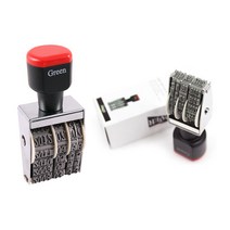 [코리아문구사] 그린 구문일부인, 소/4mm, 소/4mm