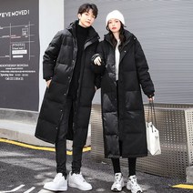 후드 탈부착 롱 패딩 여동 패딩 루즈핏 도톰 빅사이즈 커플 패딩