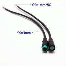 배달전기자전거 2Pcs M8 2 3 4 5 6 핀 전기 자전거 플러그 커넥터 배선 라인 스쿠터 브레이크 케이블 Pluge, 03 Female, 05 6Pin