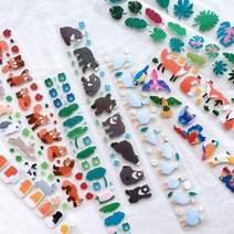 미야문구샵 길쭉이 씰스티커 F 10종, 단품