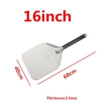 피자 오븐 도구 긴 손잡이가 있는 크고 알루미늄 삽 패들 케이크 베이킹 12 14 인치, 없음, 19.16inch 68cm