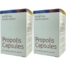 BeeVital Propolis Capsules 비바이탈 프로폴리스 캡슐 60정 2병, x, 1개