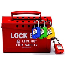 로토코리아 LOTO 그룹 키 보관함 LK-X02 (233mm x 195mm x 95mm Lockout BOX)