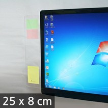 아코빅스 아크릴 모니터 메모보드 DG25092T 250x80mm 2T, 좌측용