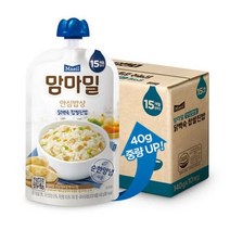 맘마밀 이유식 안심밥상 닭백숙찹쌀 140g 10팩 15개월, 단일옵션