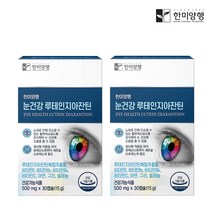 한미양행 눈건강 루테인 지아잔틴 눈에좋은 눈 피로 500mg30캡슐2박스