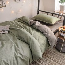 기숙사 먼지없는 이불커버 19종 4종세트 이불세트커버 1인용 아이방 펜션 민박이불 호텔 모텔 침구