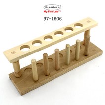 목재시험관꽂이 시험관대 보관 건조대 초등실험키트