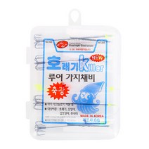 GG 호래기킬러 루어가지채비 태클박스형 그린 레드, 선택완료