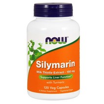 나우푸드 실리마린 밀크시슬 추출물 150mg 위드 투메릭 120정 Milk Thistle Extract With Tumeric 120 Veg Capsules, 1개, 120캡슐