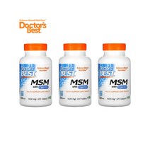 닥터스베스트 MSM 식이유황 1500mg 120 타블렛 X3병