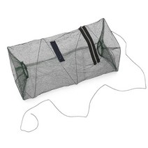 낚시 캠핑 고기잡이 그물망 사각 통발 20x50cm 새우채집망 어망
