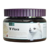 강아지유산균 T-Flora 용량 (100g) 바실러스 포자형성 생유산균 몸무게 13kg 미만 (하루 1g 권장량) 상부 소화 기관에서 발아 소장까지 도달 사멸비율 감소