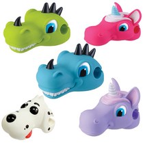 글로버 킥보드 손잡이 헤드 캐릭터 유니콘 달마시안 공룡, 다이노라임그린