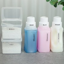 [비다하우스] 세제소분용기 가루 세제통, 옵션12.라벨지한글