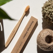 기타 컬러 대나무 칫솔 밤부 미세모 천연 생분해 치솔, 단품