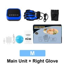 코어스케이팅 보드 매트 편마비 스트로크 복구 손가락 재활 로봇 장갑 건강 전기 손 물리 치료 장치, Right M+US Plug