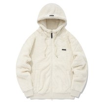 커버낫 [Covernat] 보아 후디 집업 자켓 아이보리