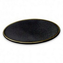 4121 아트사인 호수판 호실판(타원/검정)