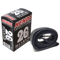 (바이크7) 켄다 26x1.75 프레스타 FV 4.8cm 자전거튜브 26인치