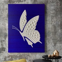 장수하는 나비그림 대형 흰 나비 그림 거실 풍수 인테리어 액자 집들이 개업 선물 아트버프