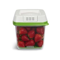 Rubbermaid 프레쉬워크 프로듀스 세이버 음식 보관 용기, 6.3 Cup 러버메이드