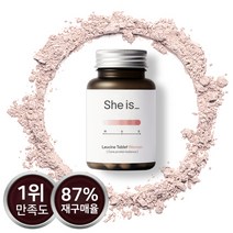 [공식] 쉬이즈 류신 타블렛 우먼 단백질, 6개, 단품, 60정