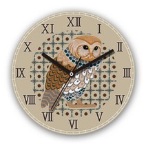 하루아홈 국산 오픈형 복을 부르는 무소음 부엉이시계, OWL1002 부엉이시계