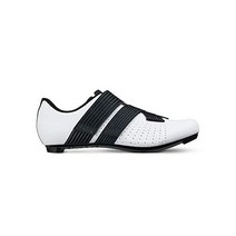 Fizik 피직 R5 로드 사이클링 자전거 슈즈 신발 카본 마이크로텍스, White/Black_10.5 - 11, Tempo Powerstrap
