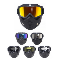 엠파이어 미러 고글 마스크 GOG1600, 검정 + 옐로우