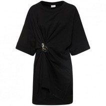 DRIES VAN NOTEN 드리스 반 노튼 Jewel broach jersey 티셔츠 미니 원피스153053