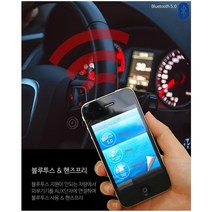 차량용 핸즈프리 카팩 오디오 리시버 AUX 단자 USB 마이크 릴 케이블 4극 스테레오 블루투스 5.0 / KC, AUX케이블형/7184
