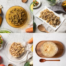 [강아지 화식] 섬벗 자연식 9종 사료 샘플 후코이단 강아지 황태국 포함, 9팩 (총 900g), 9팩