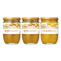 복음자리 생강차 600g/2개+유자차620g1개, 1세트