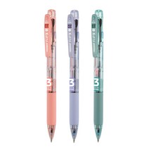 모나미 플립 3색 볼펜 0.5mm 다색펜, 세이지그린