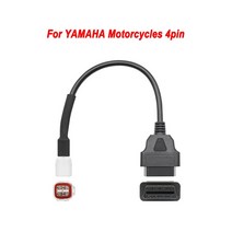 자동차 회로 할리Ducati 모토 OBD 연장 케이블위한 KTM 6pin위한 HONDA YAMAHA 기관 자전차 motobike위한, 06 Black