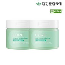 [김정문알로에] 큐어 피토그린 릴렉싱 토너패드 60매 2통, 단품